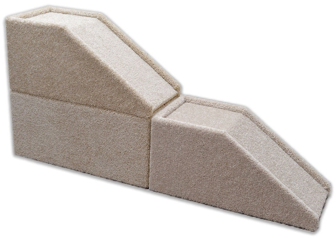 61cm (24") High Carpeted Wood Dog, Cat, Pet Ramp